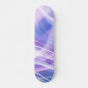 A Mystical Pastel Fog Skateboard