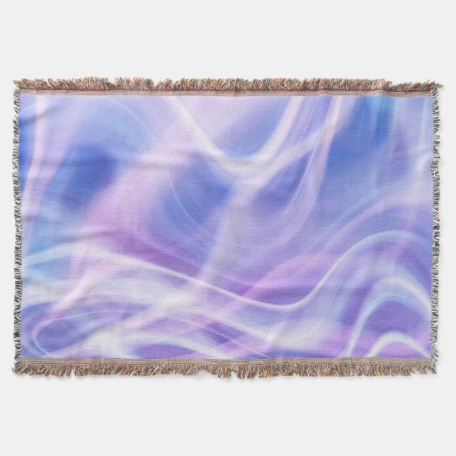 A Mystical Pastel Fog  Throw Blanket (Front)