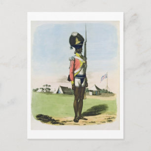 A Naigue of the Bombay Battalion, plate 28 from 'O Postcard