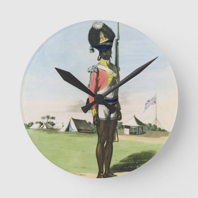 A Naigue of the Bombay Battalion, plate 28 from 'O Round Clock (Front)