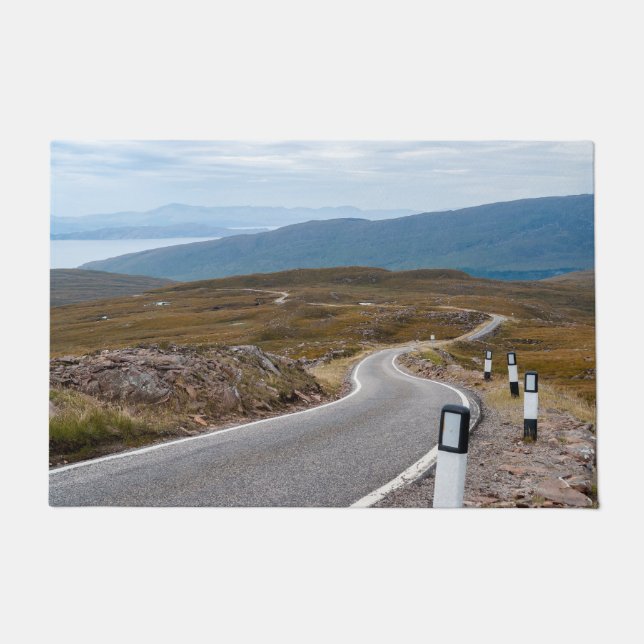 A narrow single-track road - Scotland Doormat (Front)