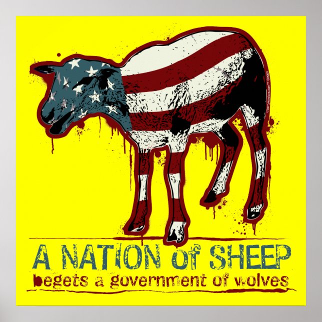 A Nation of Sheep Poster (Front)