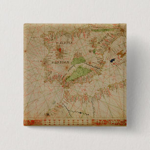 A nautical atlas 15 cm square badge