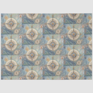 A Nautical Compass Series Design 17 Tissue Paper