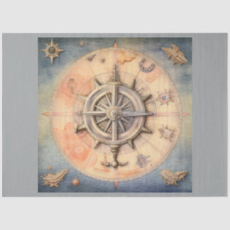 A Nautical Compass Series Design 1 Tissue Paper