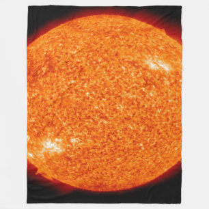 A NEAR VIEW OF THE BEAUTIFUL SUN FLEECE BLANKET