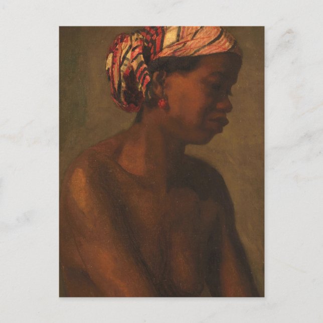A Negress by Thomas Eakins Postcard (Front)