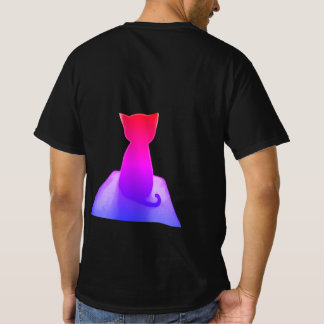 A neon cat's back T-Shirt