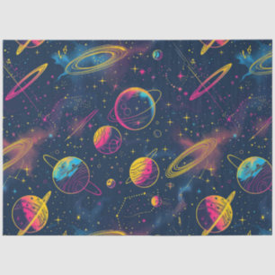 A Neon Cosmos Series Design 10 Tissue Paper
