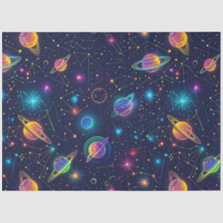A Neon Cosmos Series Design 5 Tissue Paper