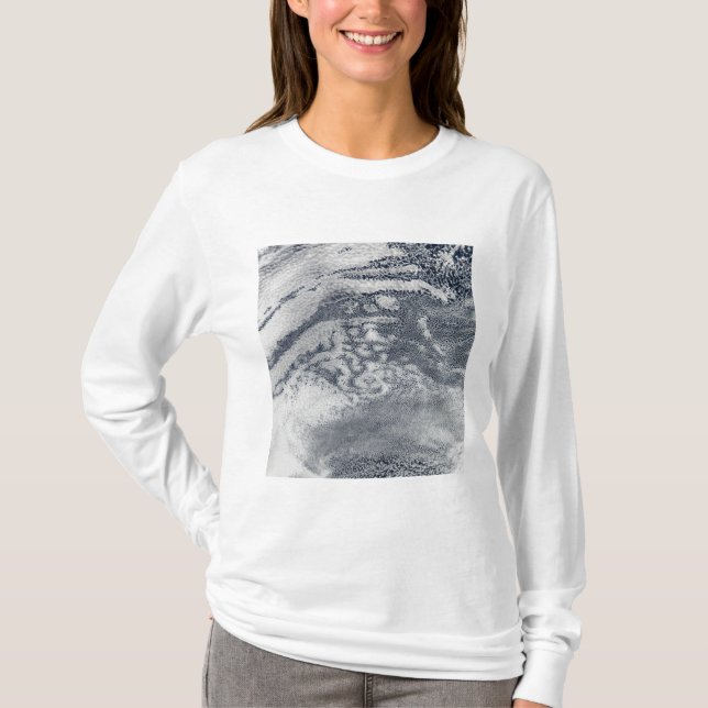 A network of clouds over the Pacific Ocean T-Shirt (Front)