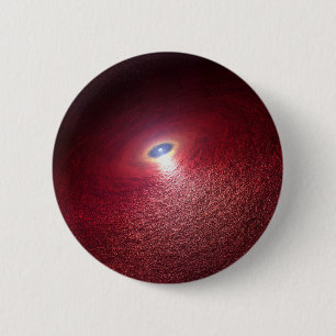 A Neutron Star With A Disc Of Warm Dust. 6 Cm Round Badge