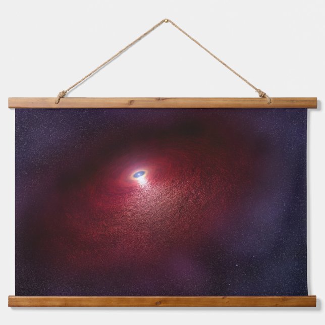 A Neutron Star With A Disc Of Warm Dust. Hanging Tapestry (Front)
