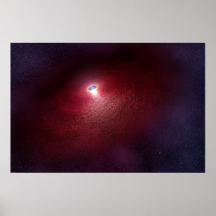 A Neutron Star With A Disc Of Warm Dust. Poster
