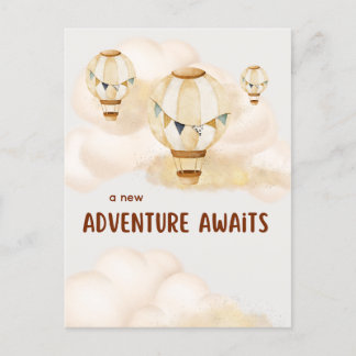 A New Adventure Awaits Neutrals Postcard