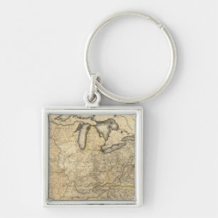 A new and correct map of the United States Key Ring