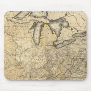 A new and correct map of the United States Mouse Pad