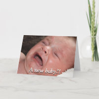 A New Baby?! Good luck with that! Funny