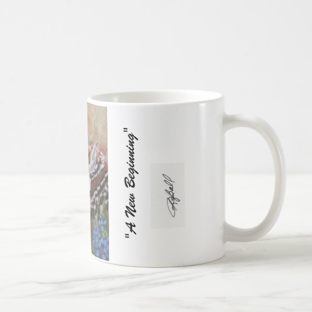 "A New Beginning" Coffee Mug (Right)