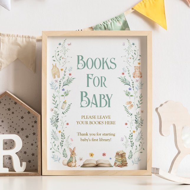 A New Chapter Baby Shower Books for Baby Poster (Creator Uploaded)