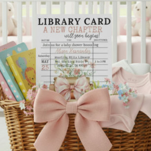 A New Chapter Baby Shower Invitation