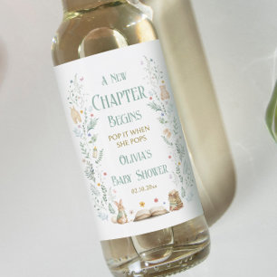 A New Chapter Baby Shower Welcome Wine Label