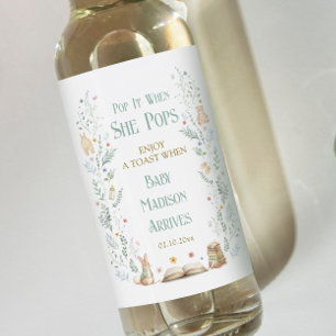 A New Chapter Baby Shower Welcome Wine Label