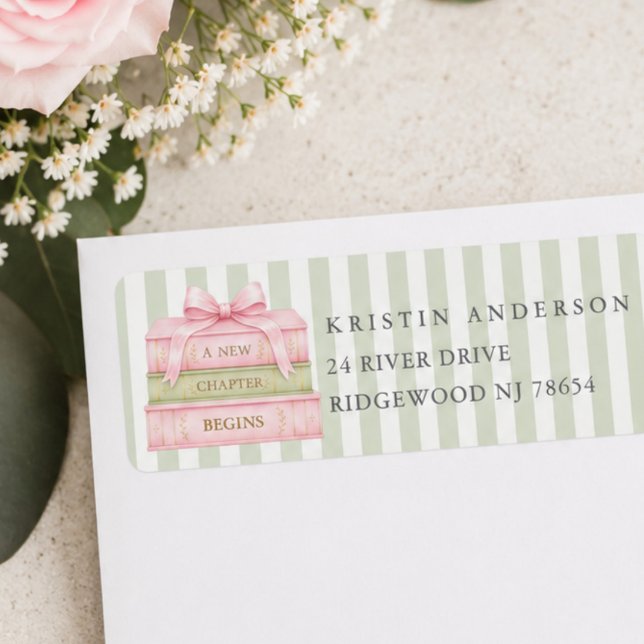 A New Chapter Begins Address Label (Creator Uploaded)