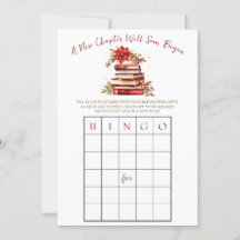 A New Chapter Begins! Baby Shower BINGO game