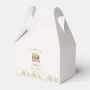 A New Chapter Begins Baby Shower Favor Boxes