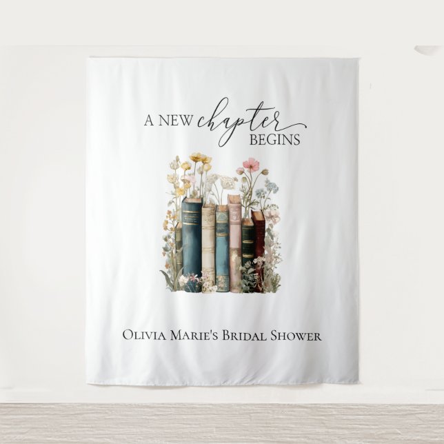A New Chapter Begins Backdrop Tapestry (Front)