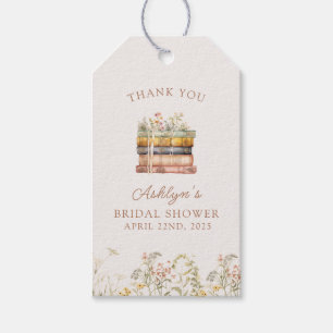 A New Chapter Begins Bridal Shower Gift Tag