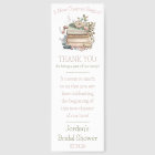 A New Chapter Begins! Floral Books Bookmark Favou