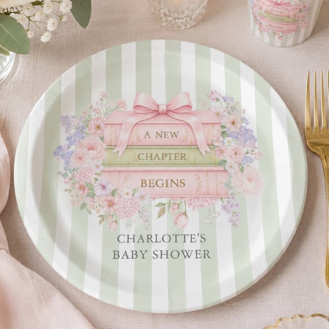 A New Chapter Begins Paper Plate (Creator Uploaded)