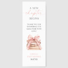 A New Chapter Begins Pink Bow Books Baby Shower