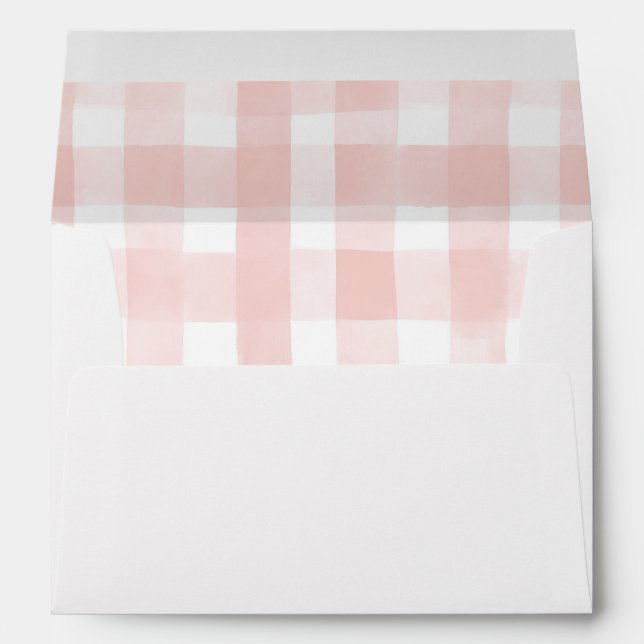 A New Chapter Begins Pink Bow Books Baby Shower Envelope (Back (Bottom))