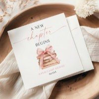 A New Chapter Begins Pink Bow Books Baby Shower
