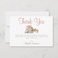 A New Chapter Begins Pink Bow Books Baby Shower