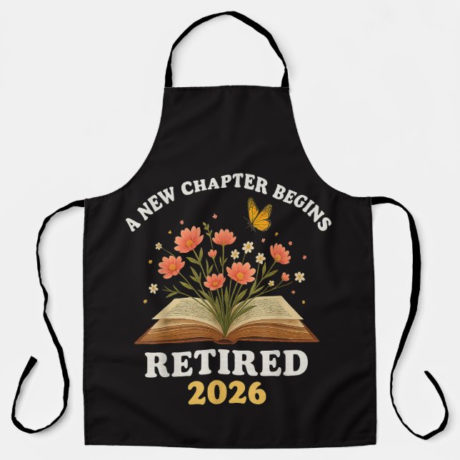 A New Chapter Begins Retired 2026 Apron (Front)