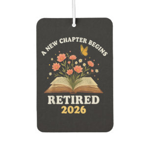 A New Chapter Begins Retired 2026 Car Air Freshener