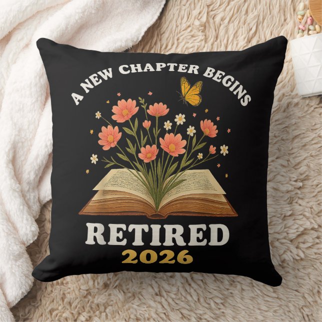 A New Chapter Begins Retired 2026 Cushion (Blanket)