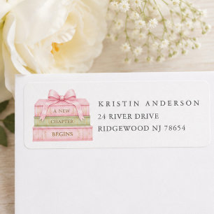 A New Chapter Begins Return Address Label