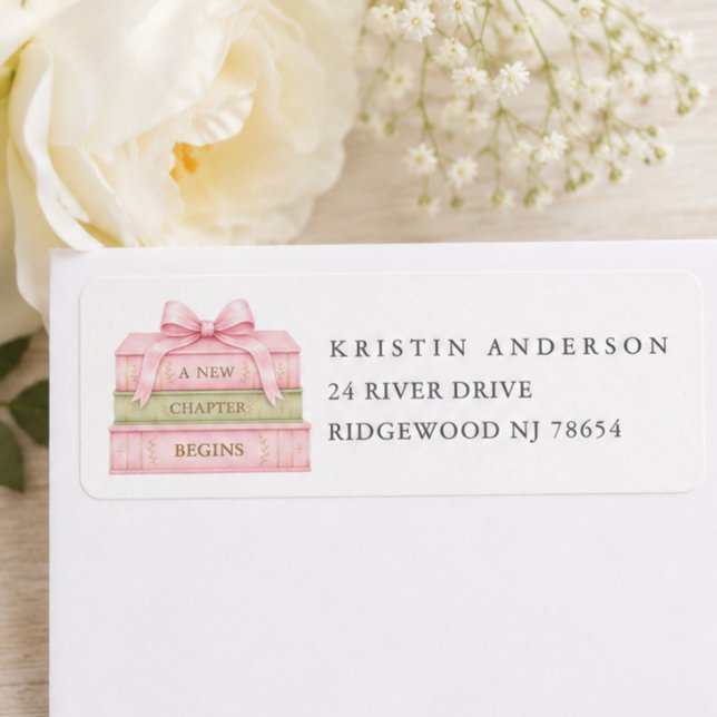 A New Chapter Begins Return Address Label (Creator Uploaded)
