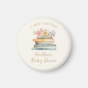 A New Chapter Books Baby Shower Magnet
