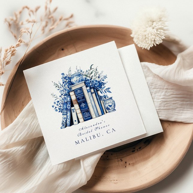 A New Chapter Bridal Shower Napkin (Creator Uploaded)