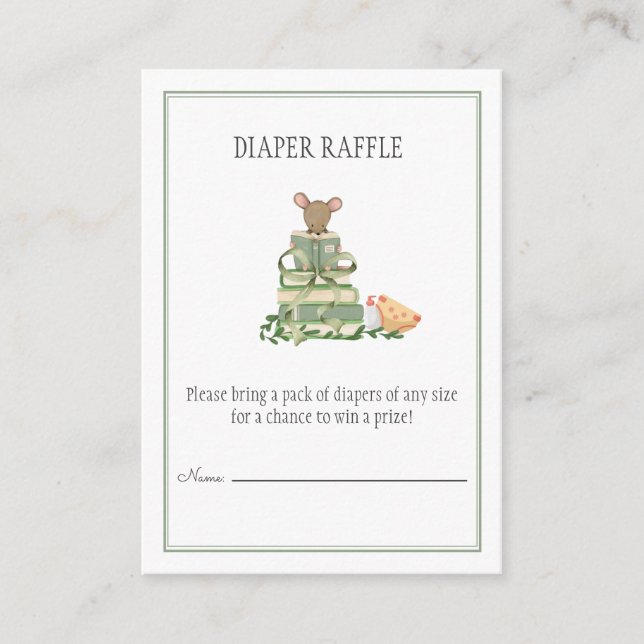A New Chapter Diaper Raffle  Enclosure Card (Front)