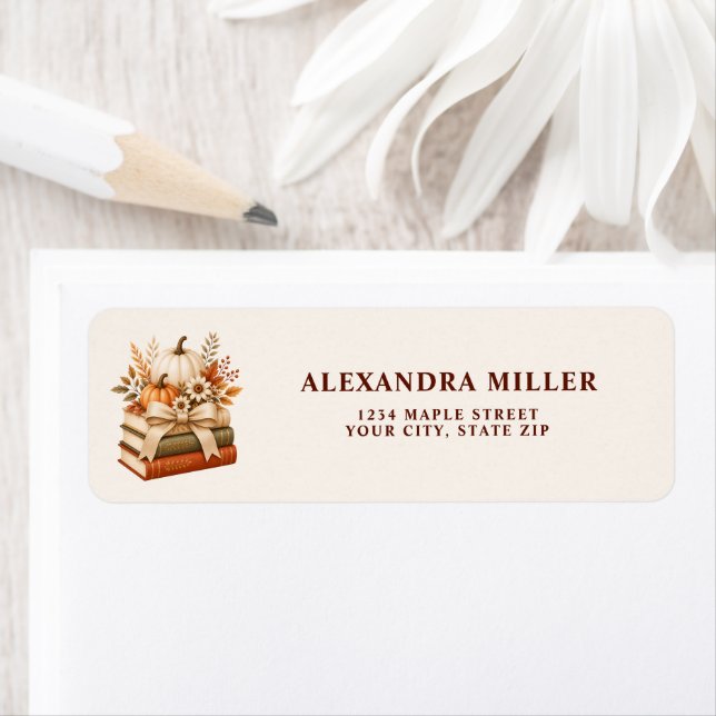 A New Chapter Fall Pumpkin Books Bridal Shower (Insitu)