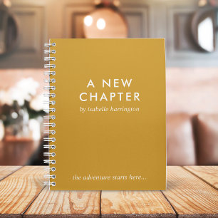 A New Chapter | Mustard Gold Novel Style Journal