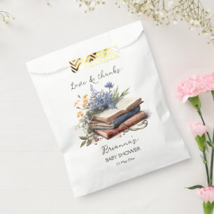 A new chapter story book baby shower printed favour bags