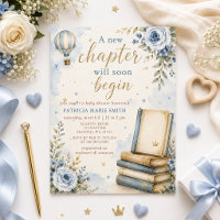 A new Chapter Story book Boy Baby Shower